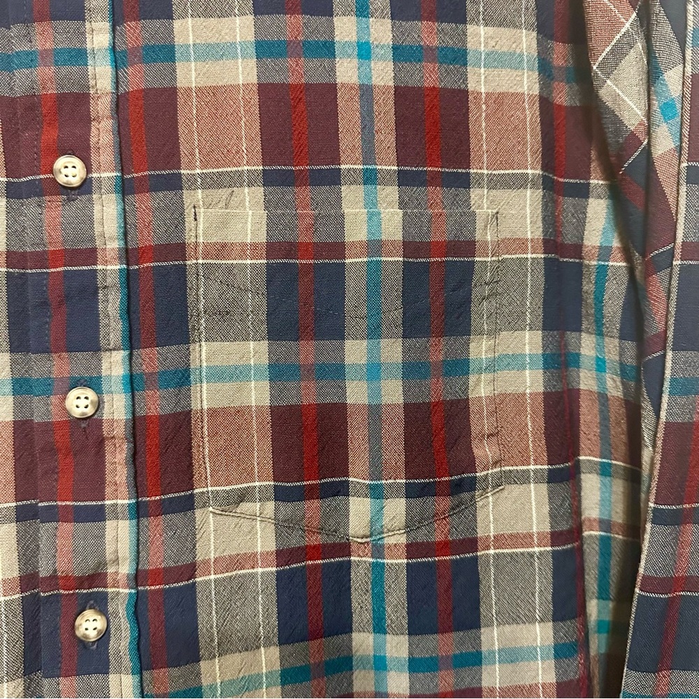 Pendleton Multicolor Plaid Button-Down Shirt - image 7